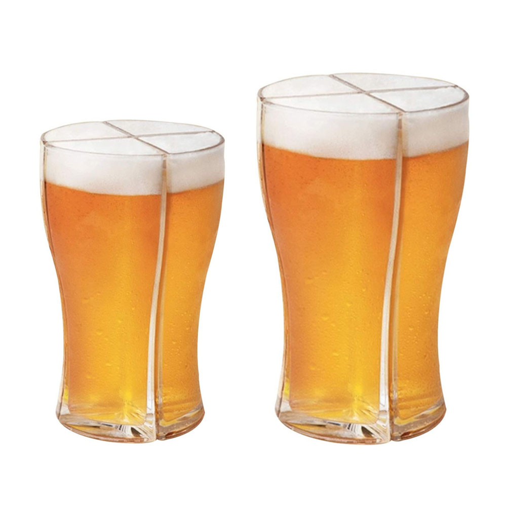 

4pcs Creative Acrylic Liquor Divider Liquor Dispenser Beer Glass for Party, 501 Original
