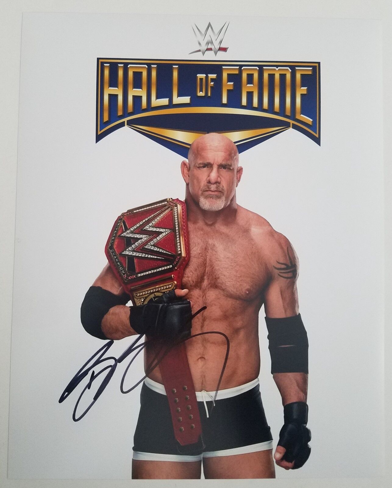 Bill Goldberg Signed 11x14 Photo Poster painting Wrestler Actor Longest Yard WCW WWE HOF RAD