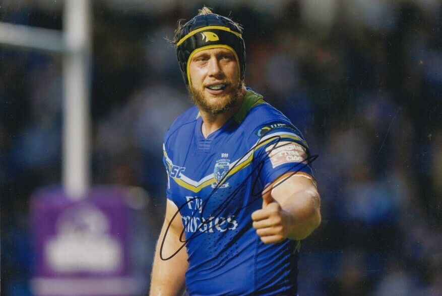 Chris Hill Hand Signed 12x8 Photo Poster painting - Warrington Wolves - Rugby Autograph 2.