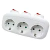 3 Horizontal Socket Power Adapter Power Converter Socket for Living Room Bedroom