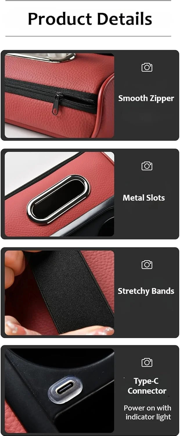 Multifunctional car armrest box - star projection/mobile phone charging/cup holder/tissue box