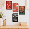 4pcs - Electrician Hourly Rate - Vintage Metal Signs(8*12Inch) - Car
