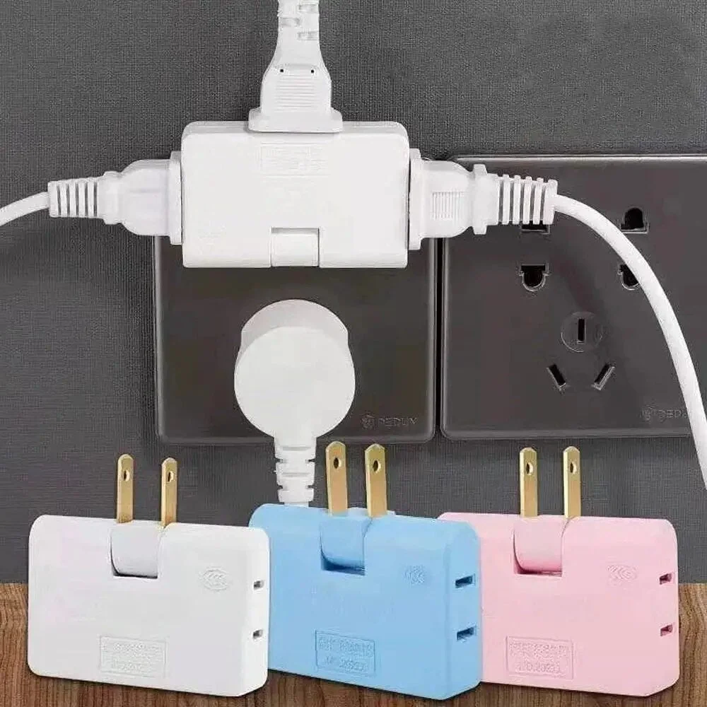 3 In 1 Rotatable Plug Adapter