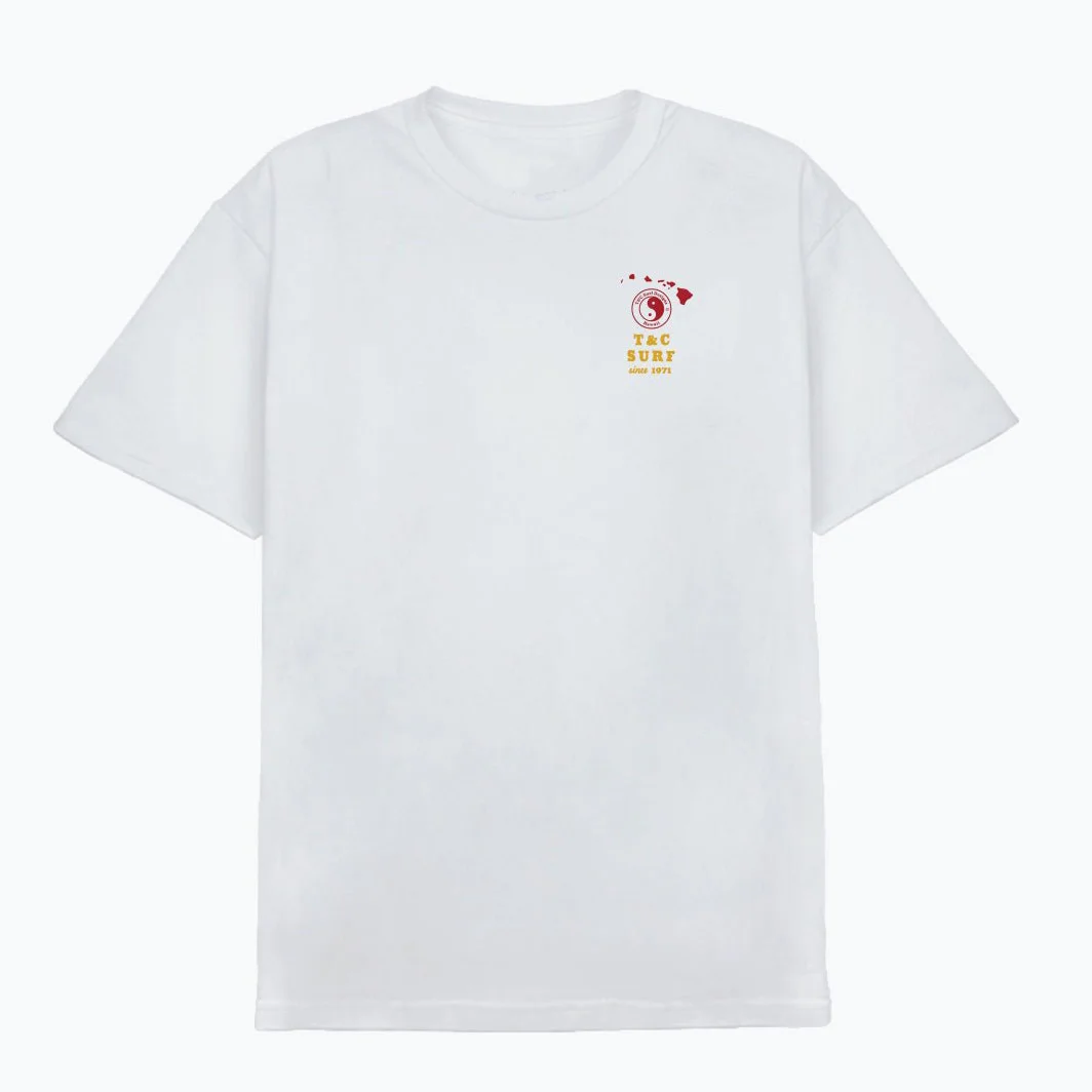 Men's T-Shirt Surf Hawaii Print Beach Daily Round Neck Short Sleeve Tops