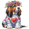 (Multi-Style)Dog-Partial Special Shaped Diamond Painting 30*30CM