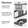 Sunwayfoto PCR-01 Mobile Phone Handheld Bracket Vlog Expansion Shooting Video Universal Mobile Phone Double Handle Rabbit Cage Stabilizer Aluminum Alloy Multi-Function Bracket