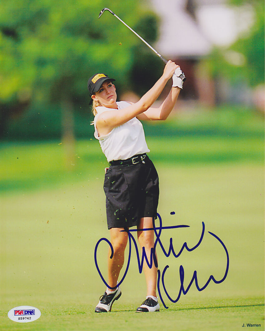 Cristie Kerr SIGNED 8x10 Photo Poster painting *RARE* LPGA Golf PSA/DNA AUTOGRAPHED