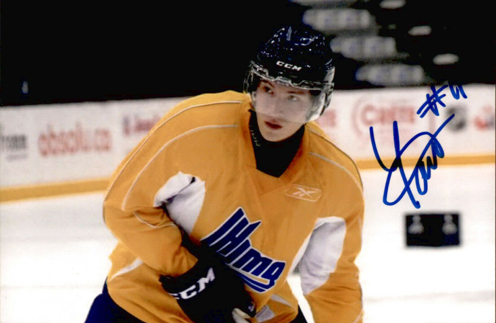 Dennis Yan SIGNED 4x6 Photo Poster painting SHAWINIGAN CATARACTES / TAMPA BAY LIGHTNING #3