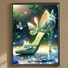 Diamond Painting-DIY Full Round Drill Butterfly High Heels