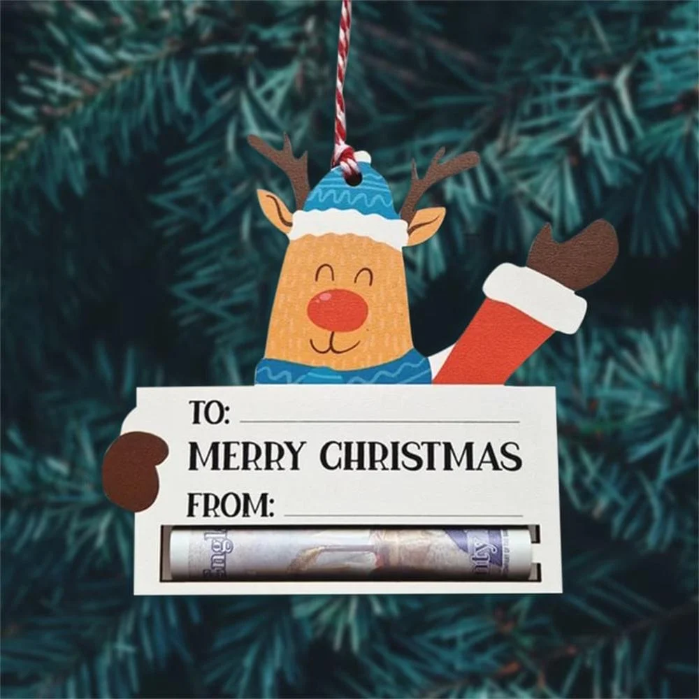 Creative Christmas money clip pressure money personalized charm