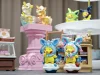 Eevee Family Cosplay Pikachu Enjoying Afternoon Tea Set - Pokemon Resin Statue - QN Studios