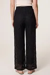 Black Lace Palazzo, Sheer Overlay Trousers, Guangzhou Garment Factory, Plus Size Elegant Outfits, Smart Casual Wholesale