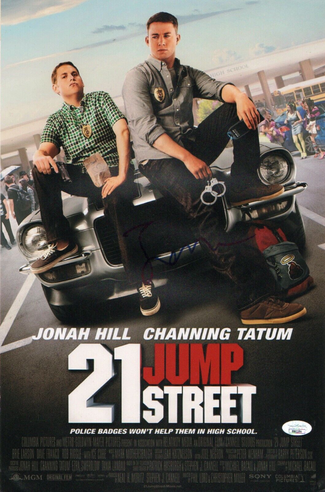 JONAH HILL Authentic Hand-Signed 21 JUMP STREET