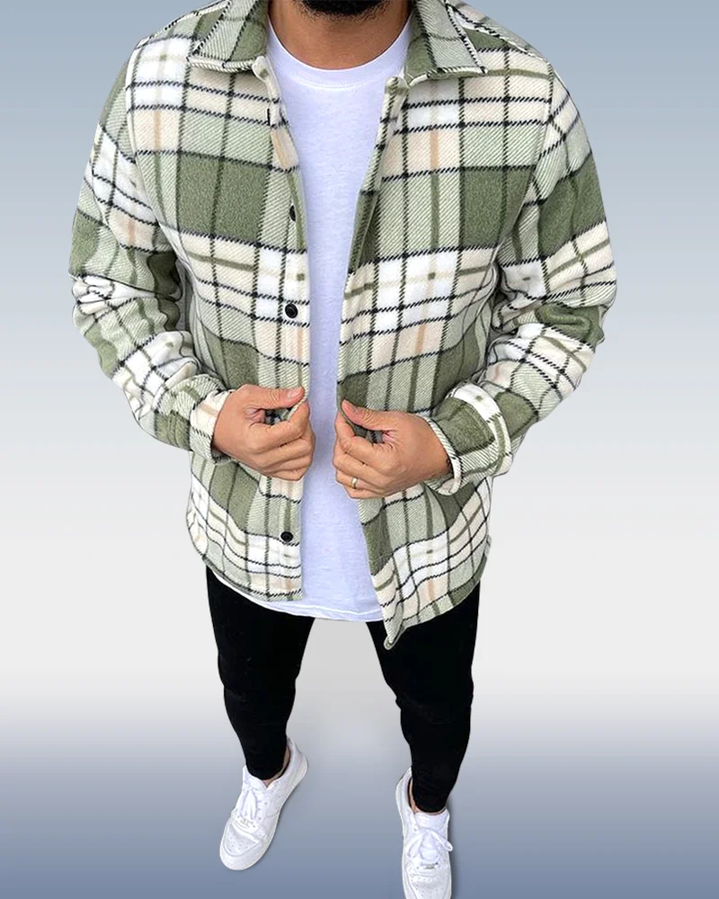 Men's new autumn shirt jacket 014
