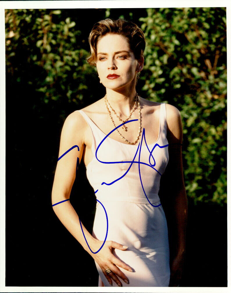 Sharon Stone (The Specialist) signed 8x10 Photo Poster painting