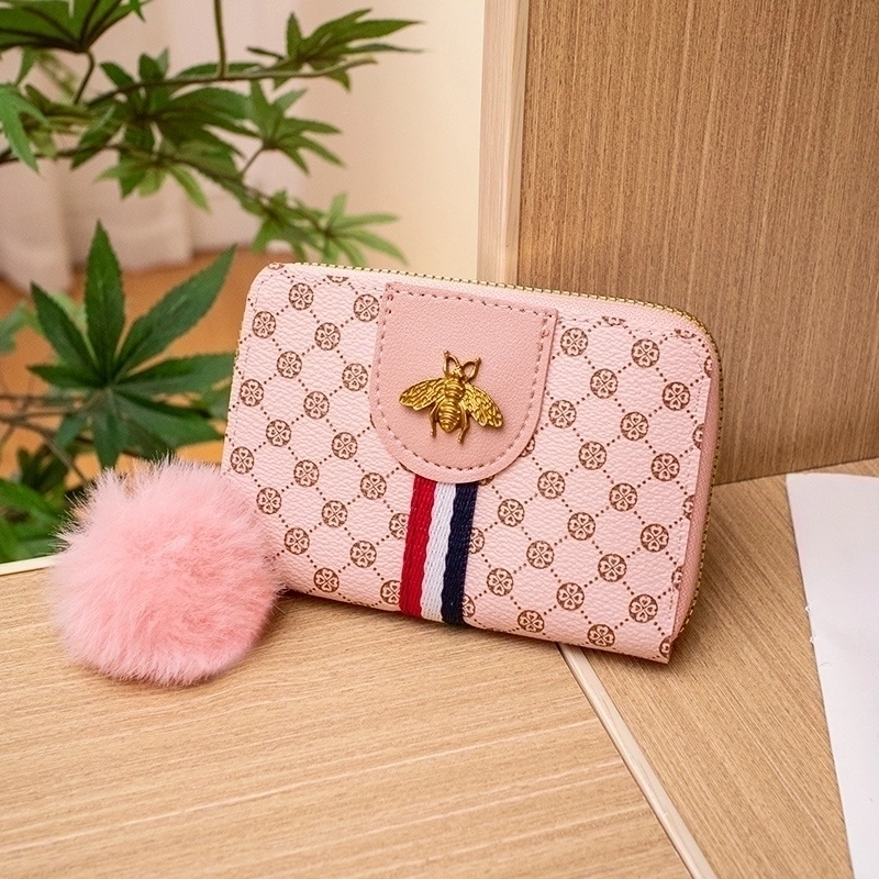Women’s Printing Pu Leather Zipper Wallets