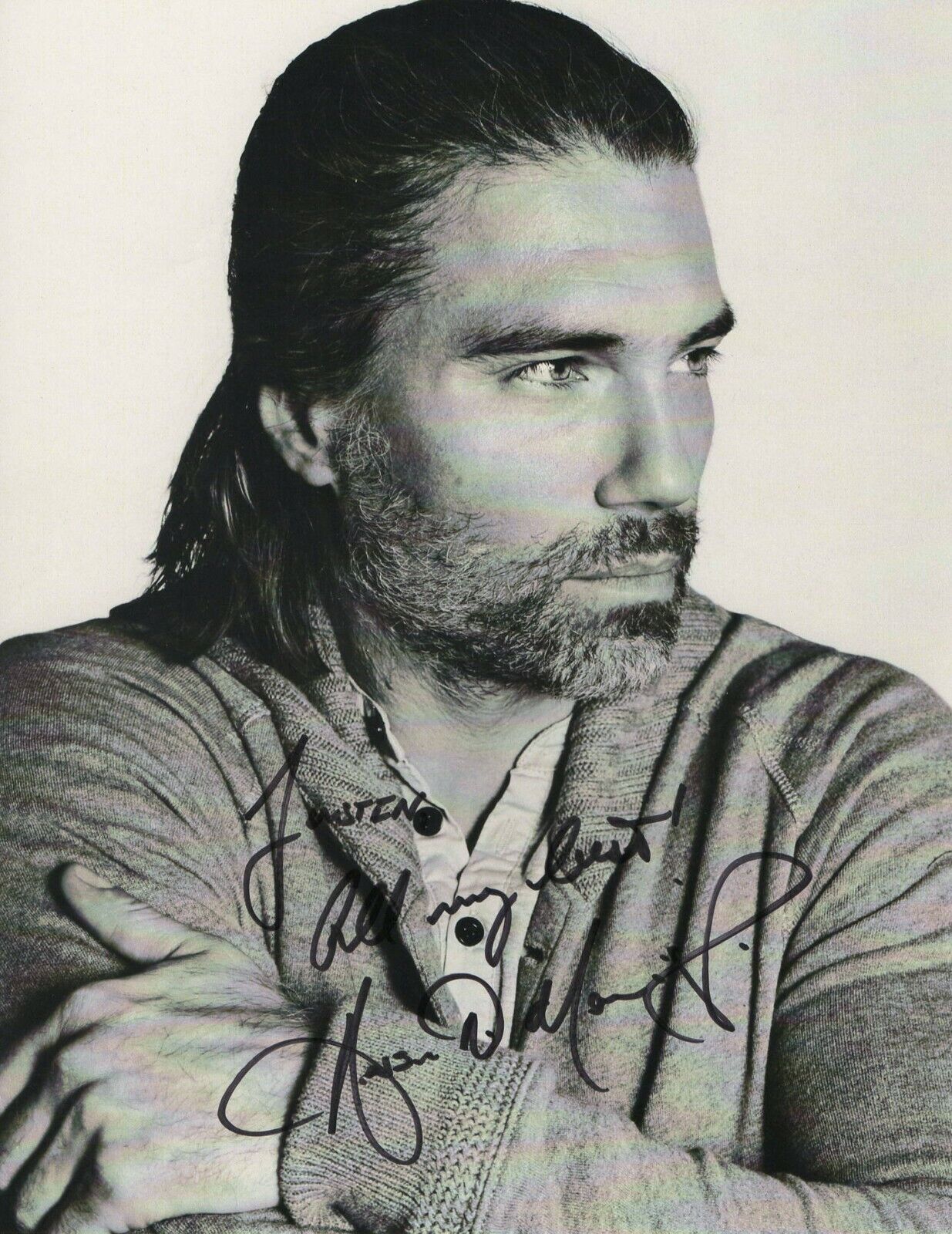 ANSON MOUNT SIGNED AUTOGRAPH 8x10 Photo Poster painting - HELL ON WHEELS STUD, STAR TREK, RARE!