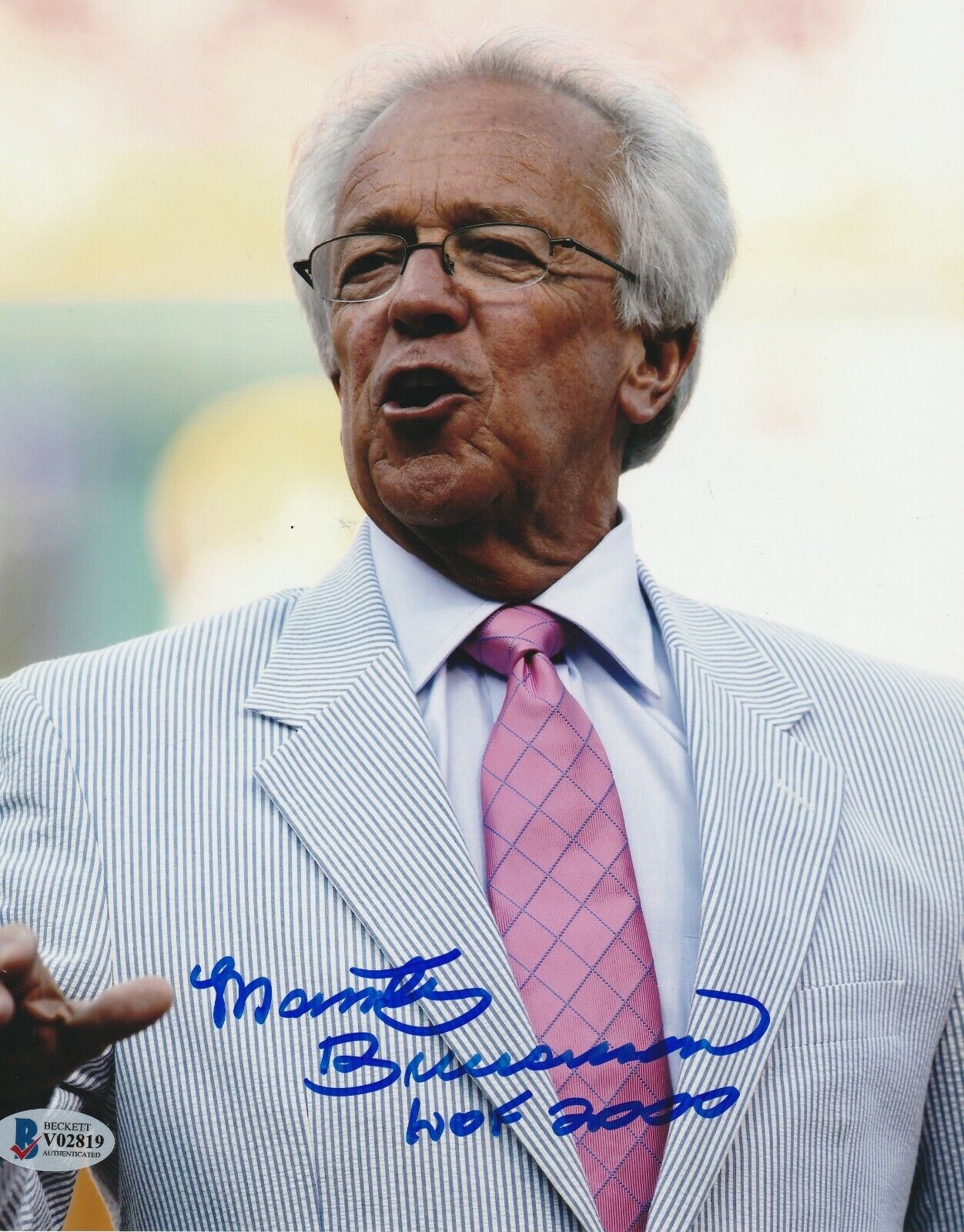 MARTY BRENNAMAN Signed Cincinnati REDS 8x10 Photo Poster painting w/ Beckett COA & HOF Inscrip