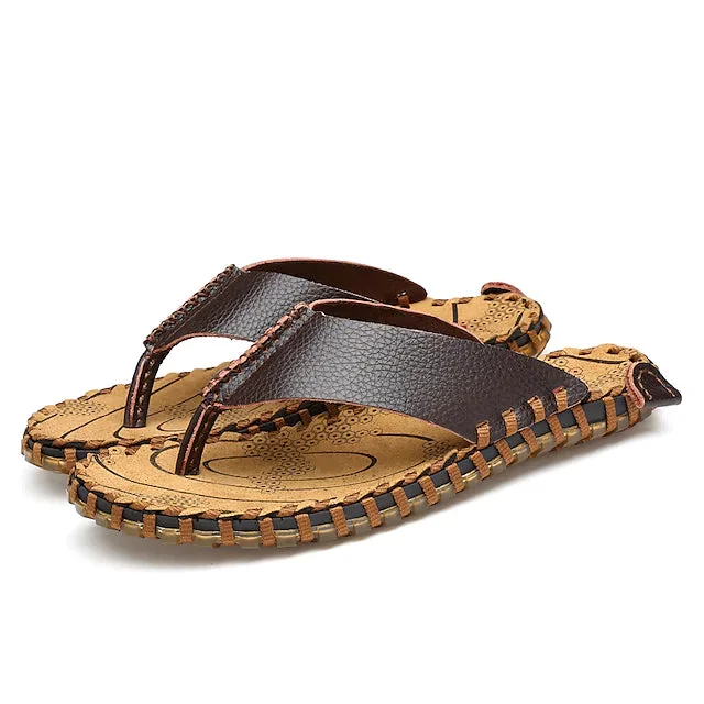 Men Waterproof Shoes Lightweight Slippers Outdoor Beach Flip Flops