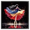 (Stamped/Counted) Ballet Snow White Silhouette-11CT Cross Stitch 40*40cm