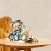 Diamond Painting Acrylic Sailing Bear Desktop Ornaments for Home Decor