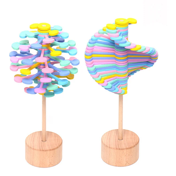 Playable Art Tree -Rotating lollipop, decompression artifact
