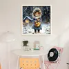 Girl-14CT/18CT Stamped Cross Stitch 50*50cm/19.69*19.69in