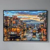 City View - 11CT Stamped Cross Stitch 55*40cm/21.65*15.75in