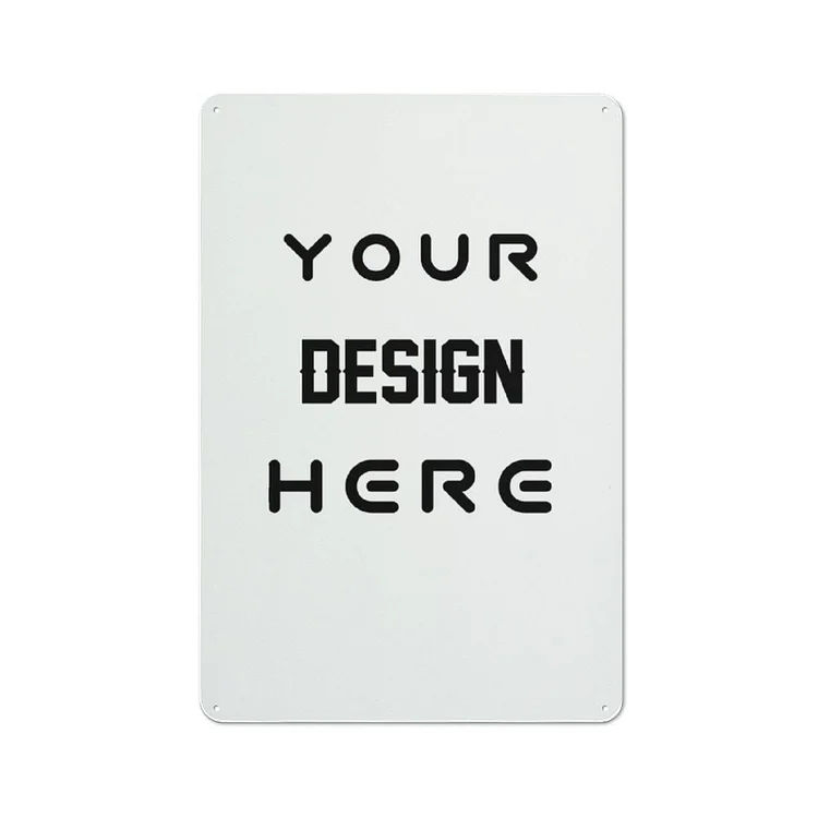 Personalized Design  Wall Decor Tin Hanging Picture Full Print