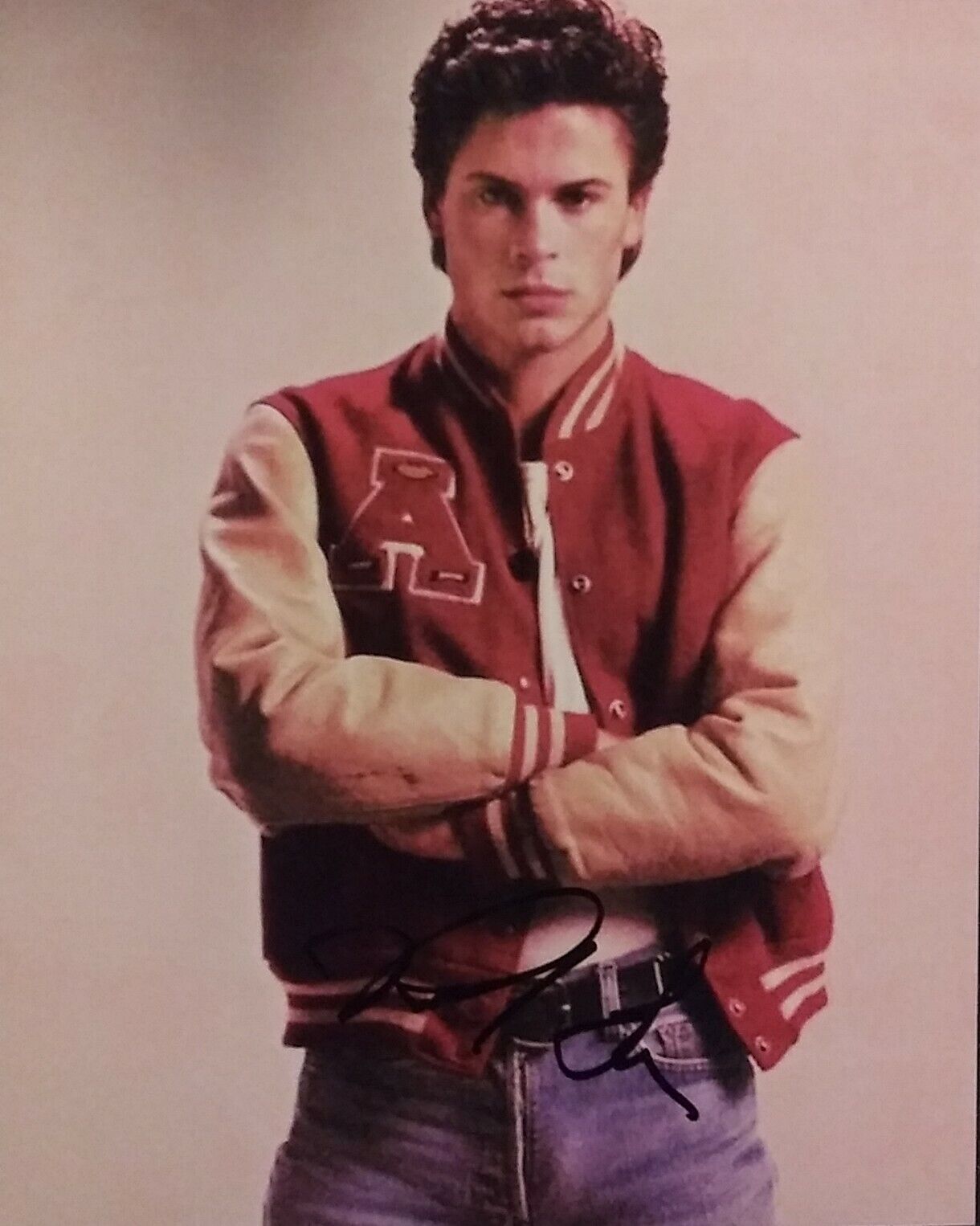 Rob Lowe signed 8 x 10