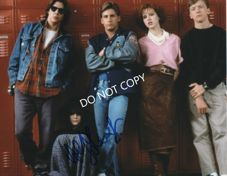 The Breakfast Club ALLY SHEEDY 8 x10 20x25 cm Autographed Hand Signed Photo Poster painting