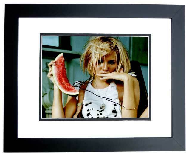 Sienna Miller Signed - Autographed American Sniper Actress 8x10 Photo Poster painting FRAMED