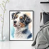 Australian Shepherd Dog-11CT Stamped Cross Stitch 40*50cm/15.75*19.69in