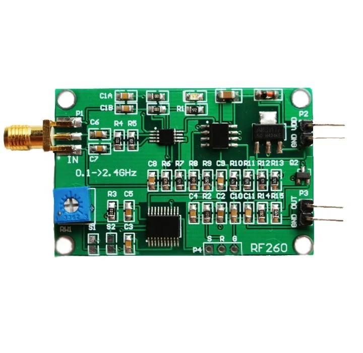 High Sensitivity 0.1~2.4GHz RF Power Measurement Radio Frequency Detector High Frequency Detector RF Power Module