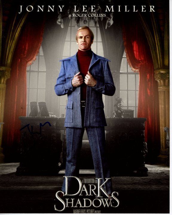 JONNY LEE MILLER Signed Autographed DARK SHADOWS ROGER COLLINS Photo Poster painting