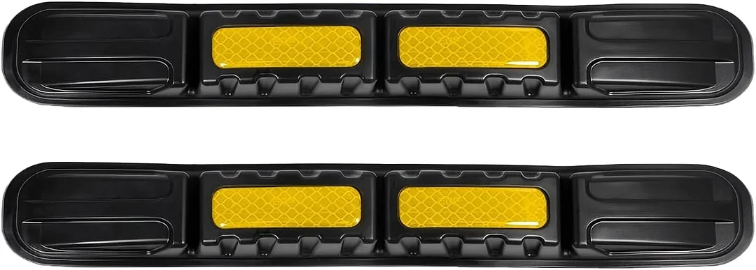 Car bumper protection strip, anti-collision foldable bumper protection strip, with strong reflective patches