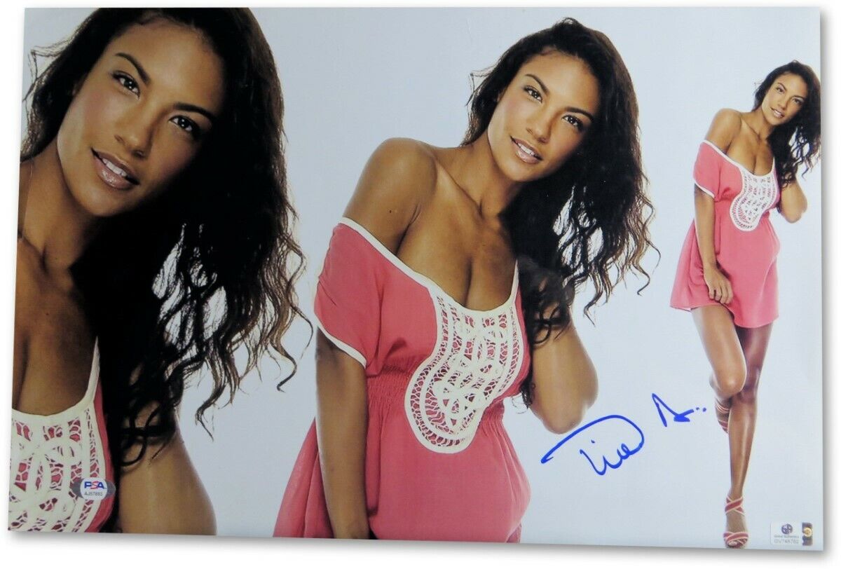 Tia Alexander Signed Autographed 12X18 Photo Poster painting Love Triangle PSA AJ57893