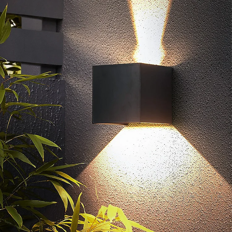 Two-way Luminous Design Outdoor Waterproof LED Wall Light with Adjustable Beam Angle - Appledas