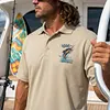 Men's Casual Short-Sleeve Polo Shirt For Outdoor & Beach Vacations-Wicked Fish by Inlyline