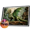 Diamond Painting-DIY Full Round Drill Dragon(60x40cm)