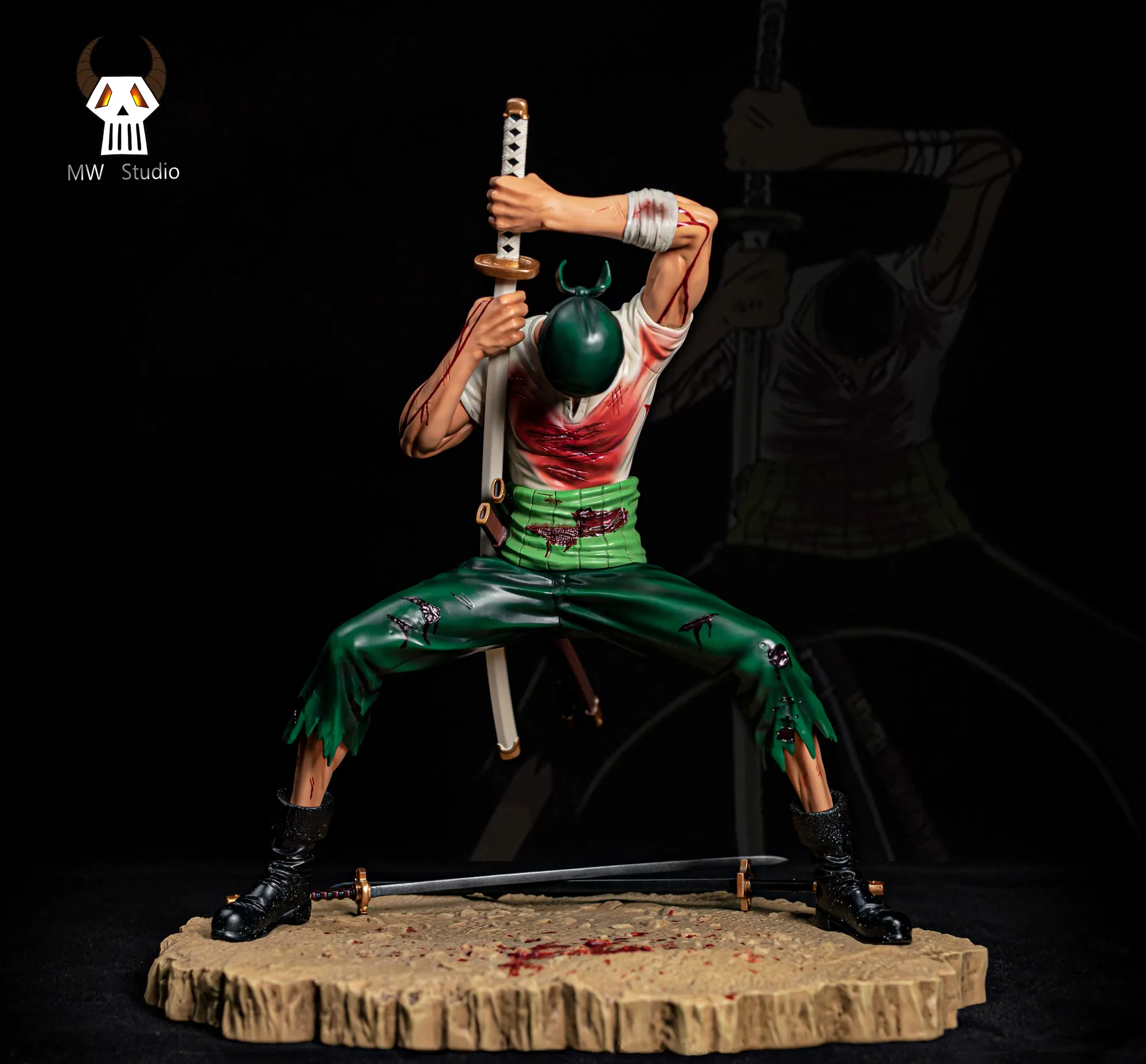 Death Lion Song Roronoa Zoro - ONE PIECE Resin Statue - MW Studio