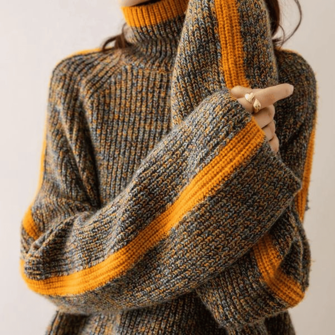 Melange Knit Turtleneck