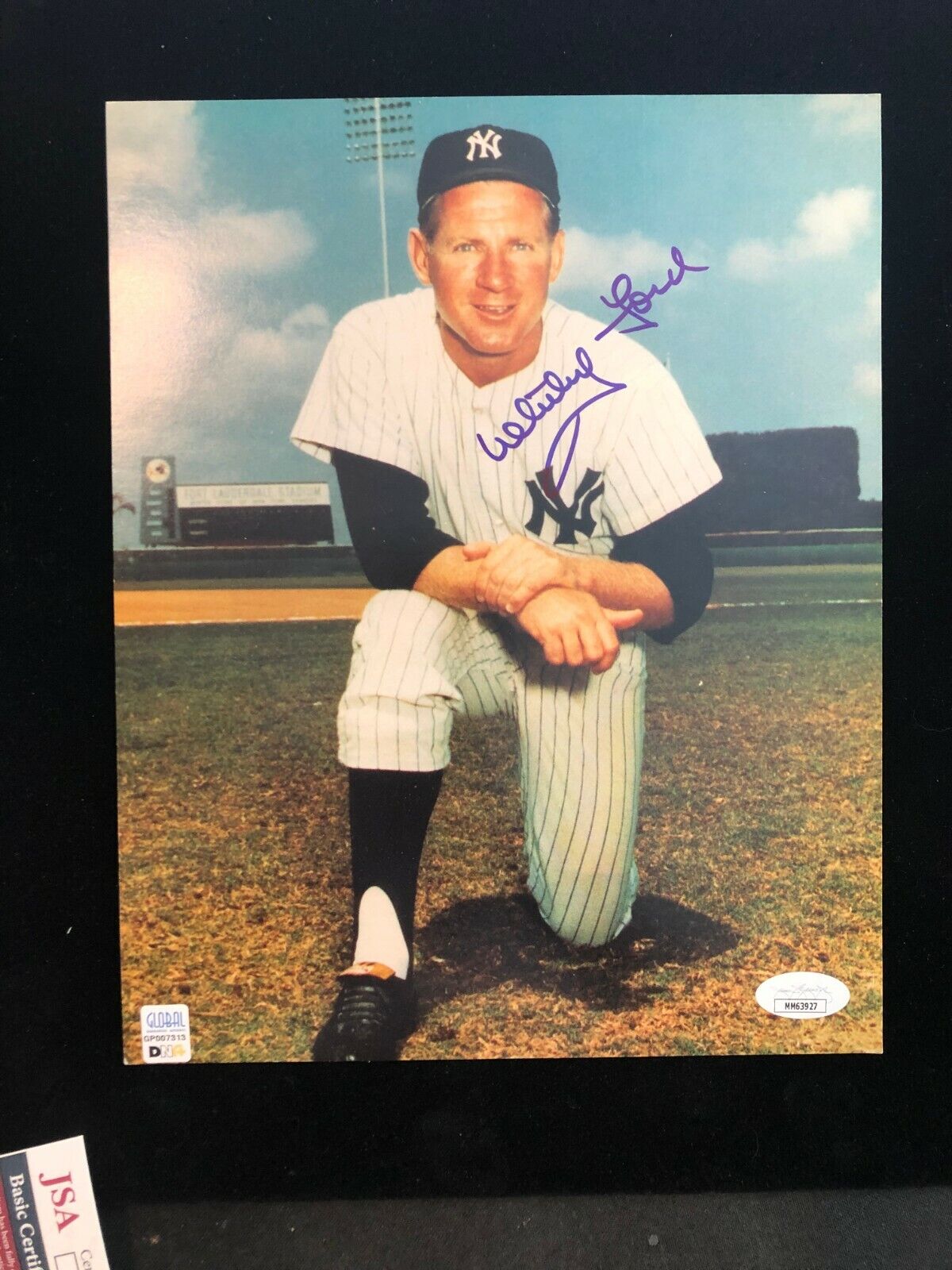 Whitey Ford Signed Autographed 8X10 Photo Poster painting - New York Yankees - JSA MM63927