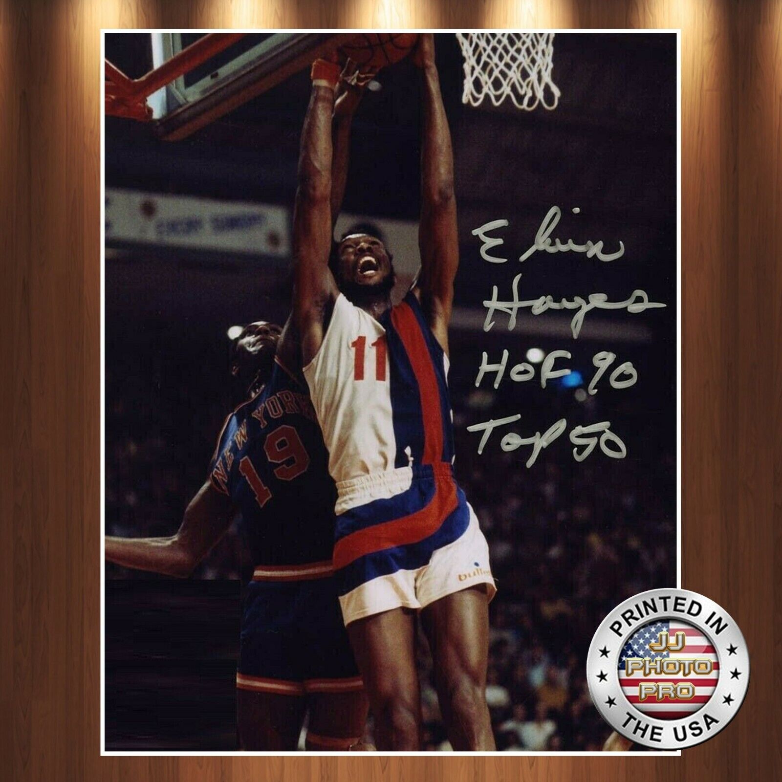 Elvin Hayes Autographed Signed 8x10 Photo Poster painting (HOF Rockets) REPRINT