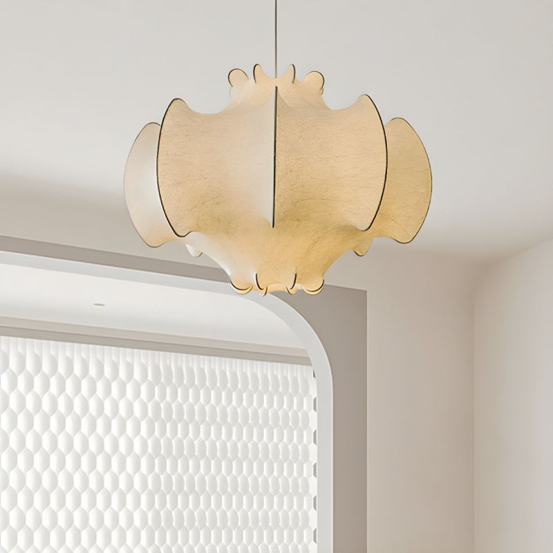 Vintage Silk Pendant Lights Dining Room Chandelier