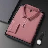 Men's New Mulberry Silk Business Casual Polo Shirt