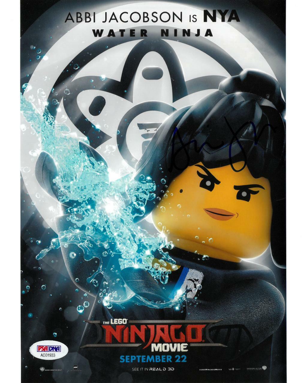 Abbi Jacobson Signed Lego Ninjago Autographed 8x10 Photo Poster painting PSA/DNA #AD31933