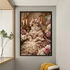 Victorian Bunny Full Stamped Cross Stitch 11CT 3-Strand 40x60cm