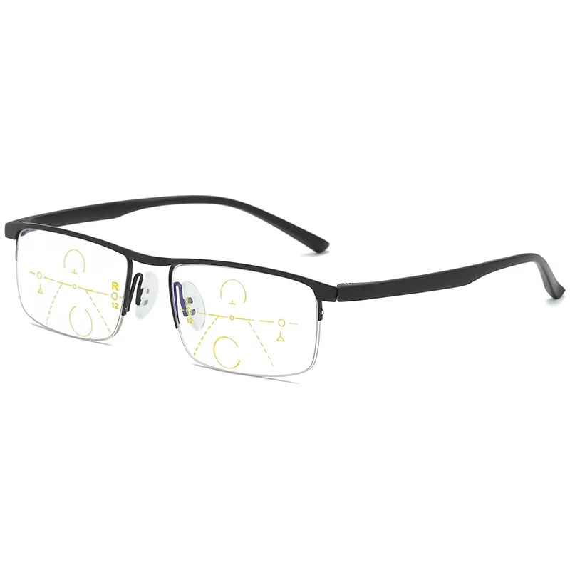 🔥 Last Day Promotion 49% OFF 🔥Men Women Anti Blue UV Protect EyesGlasses Half Frame Automatic Adjustment Eyewear