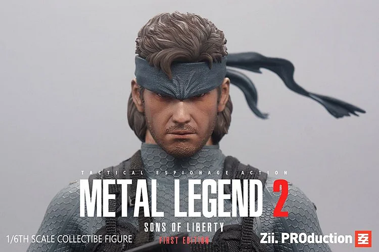 PRE-ORDER Metal Legend 2 ZP01F Snake action figure 1/6 by Zii PRODUCTION
